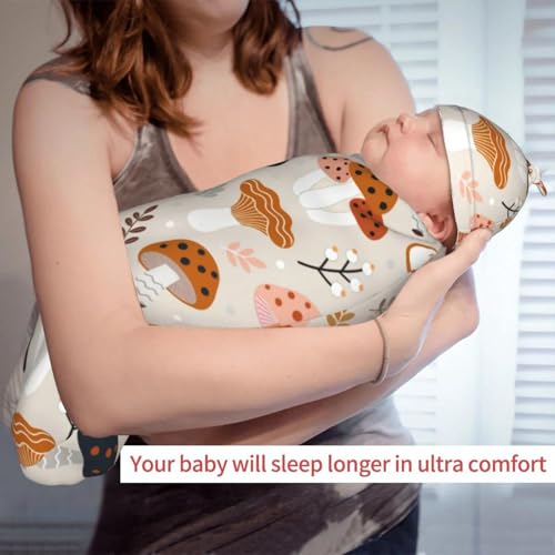 Image of Cute Swaddle Blanket for Baby, Soft Swaddling for Newborn Unisex Baby Stuff, Shower Gifts