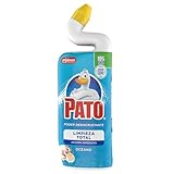 PATO Fragancia Océano, Limpiador Quitamanchas para Inodoro, 750 ml
