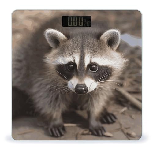 Báscula Digital de Baño Cub Raccoon para Peso Corporal miniatura 1