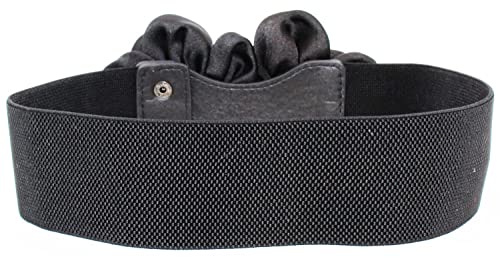 ALAIX Women's Wide Belt Stretchy Chunky Waist Belt Dress Belts Big Flower Cinch Belts Elastic Belts for Women2