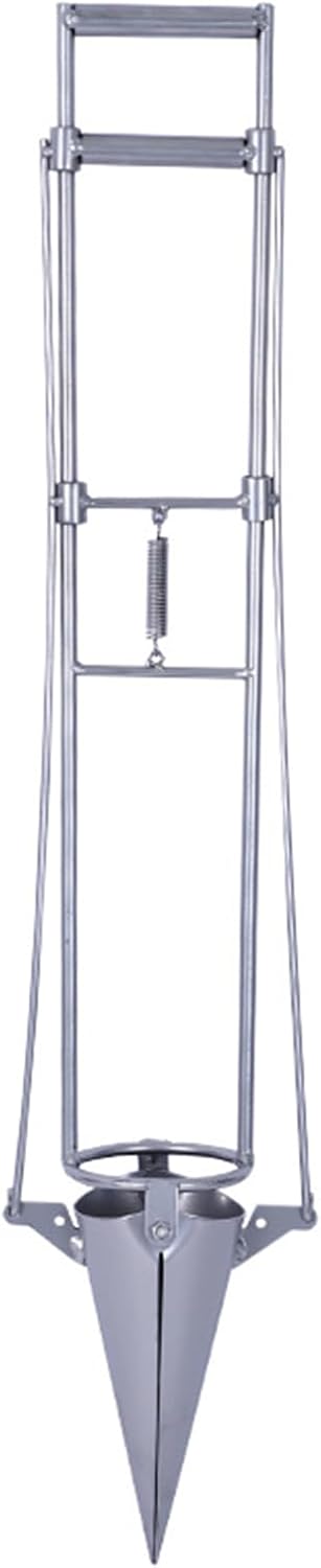 Manual Transplanter,Single-Handle Seedling Planter Iron Planter Seedling Tool for Plant Bulb Seeds Vegetable Garden Plants Simple to Use