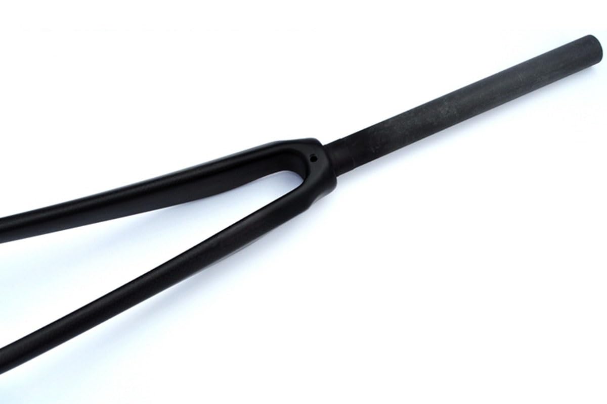 Fourche Rigide Acier 700c - 1 Pouce Filetée - Noir - Pour Vélo Route/hybride - Occasion