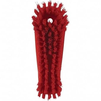 Vikan 38904 Brush,Scrub,Stiff,8,PP/PBT,Red