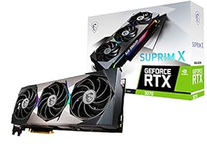 MSI GeForce RTX 3070 SUPRIM X 8G LHR Gaming Grafikkarte - NVIDIA RTX 3070 LHR, GPU 1920 MHz, 8 GB GDDR6 Speicher