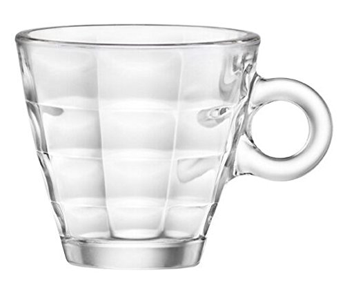 Jogo Xicara Cafe Cube Bormioli Rocco Colorido 100 Ml