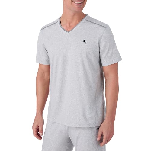 Tommy Bahama - Men's Essential T Shirt, Short Sleeve V Neck Cotton Blend Top for Sleep or Lounge2