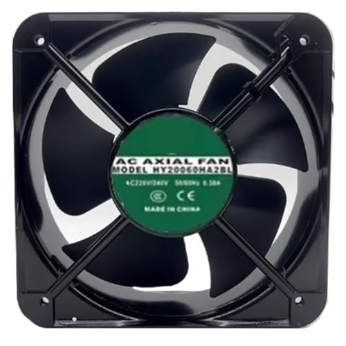 HY20060HA2BL Ventilateur 220 V en aluminium robuste à roulement à billes stable - 3