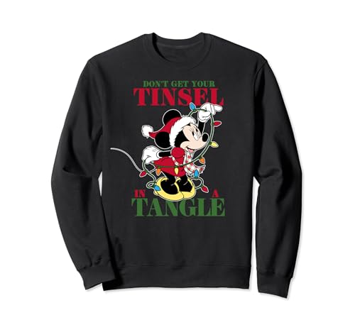 Sweat Christmas Minnie Mouse Disney en jacquard brillant pour fêtes