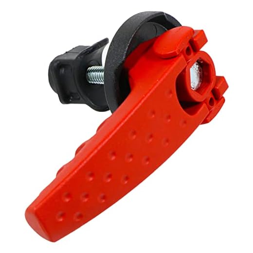 SPARES2GO Snabbfrigörande handtag klämspak för Bosch Rotak 32 34 37 40 43 gräsklippare