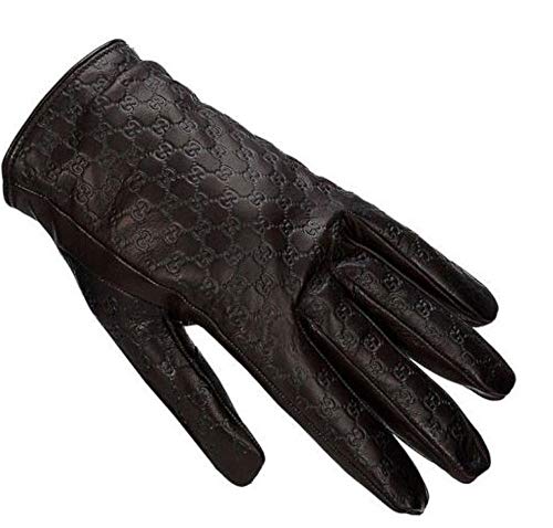 GUCCI(グッチ)  グローブ/手袋 裏生地カシミヤ100％ 283227 BMV10 1000 ブラック 【GUCCIプレゼントリボン付紙袋入り】 (Ｍサイズ) [並行輸入品]