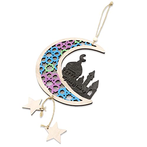 WNDUOKXH 20 Set di Decoraciones de Ramadán, Adornos Colgantes para el hogar, Suministros para Fiestas, diseño de Escena, Adorno de Pared, Colgante de para el hogar 03 Cover