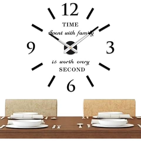 VANGOLD Modern Wall Clock for Living Rooms Cover
