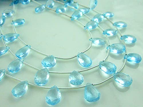 Blue AZ pear briolettes LKBEADS : finies les pierres ternes pour vos créations de bijoux