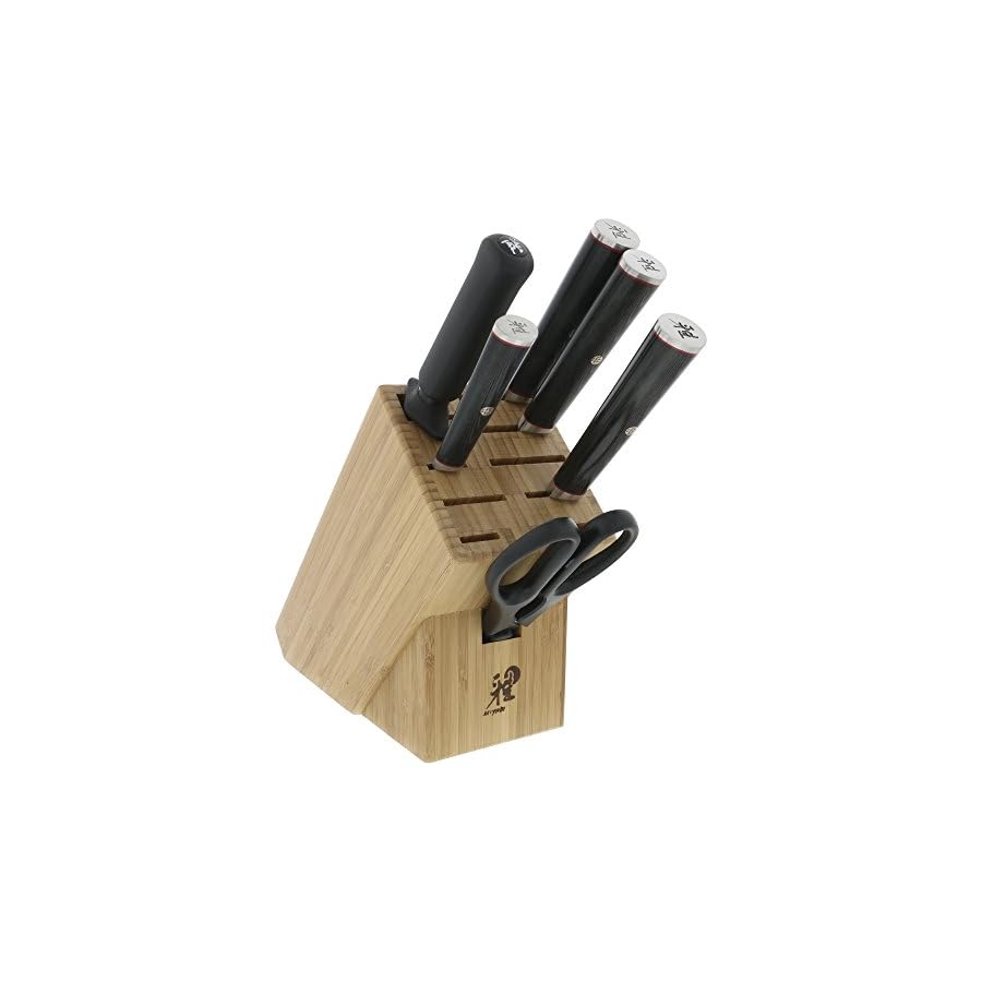 Miyabi Kaizen Knife Block Set, 7 Piece, Black