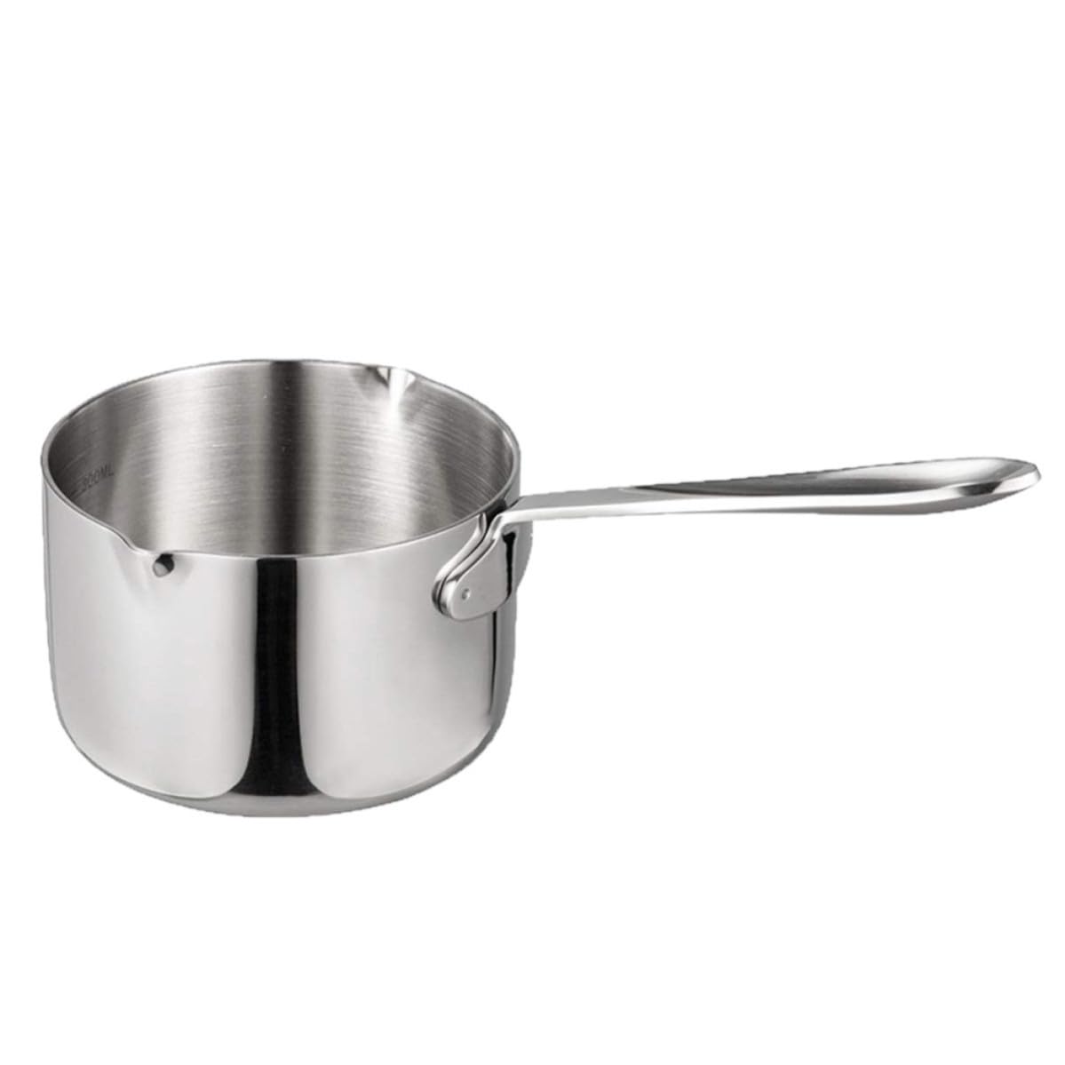 Bricco Latte in Acciaio Inox 900ml Scala Capacità Integrata