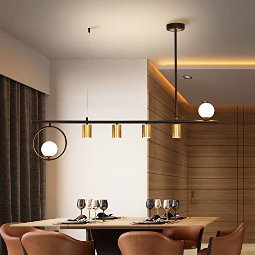 Lampe LED suspendue à 5 têtes interchangeables pour éclairage intérieur - 4