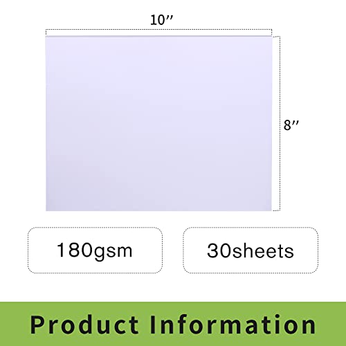 Image of Lunarm Photo Papers, 30 Sheets Glossy Photo Printer Paper 8 inchx10 inch