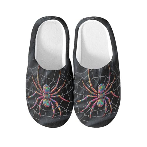 Pantoufles en coton avec mousse à mémoire de forme ergonomique Spinness