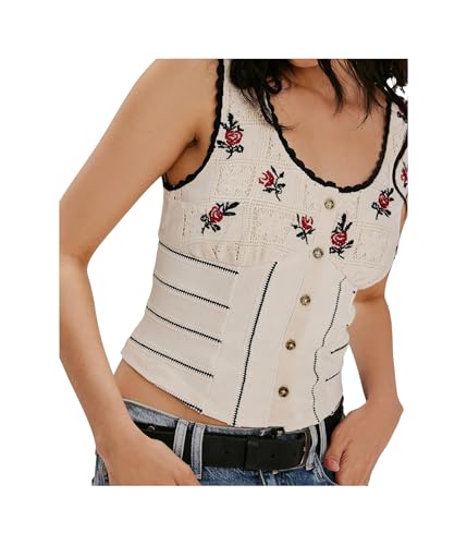 Free People Women's Rose Bud Knit Top3