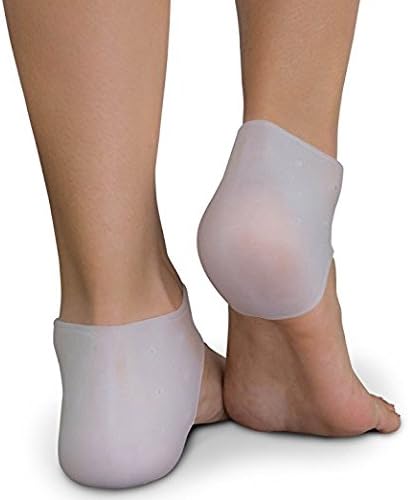 Plantar Fasciitis Treatment, Heel Pain Relief Protectors 1 pairs - Foot Inserts for Achilles Tendonitis Tendon, Spurs, Fascia Support, Sore Feet, Bruised Foot Cracked Heels for Unisex (2-No Hole)