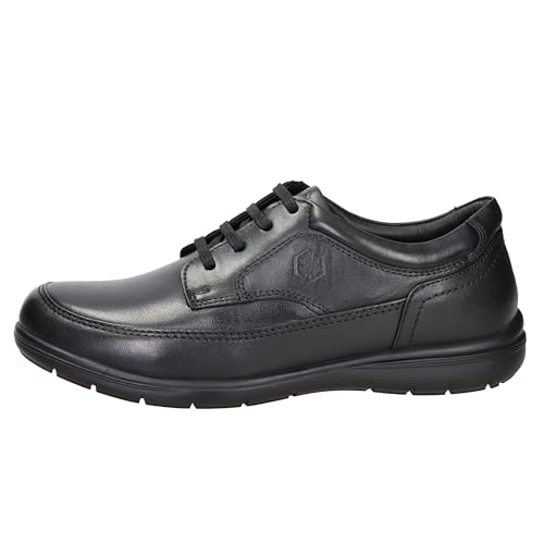 Zapatos Derby para hombre Lumberjack en piel negra: elegancia y acabado premium 16649