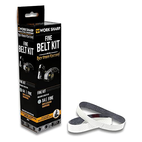 Work Sharp WSSAKO81120 Fine Grit Belt Kit, White/Grey for Ken Onion Edition