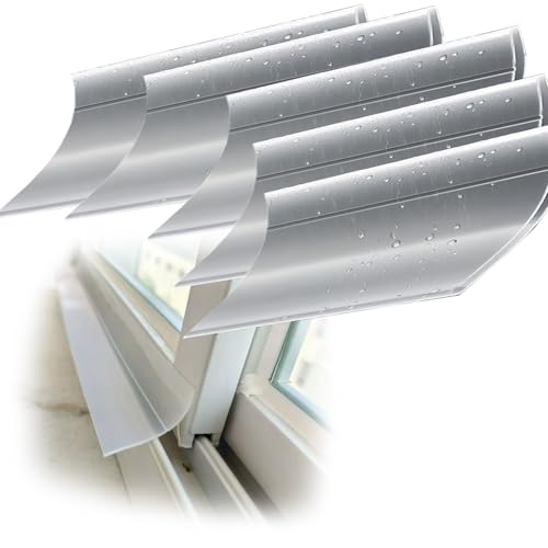 Burletes autoadhesivos para ventanas transparentes, kit de 5 piezas de 35 mm con deflector 2