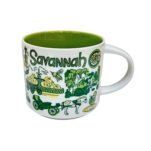 Starbucks Been There Series Savannah Taza Cerámica 14 Oz miniatura 1