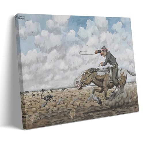Peinture Molina Campos pour Remplacer un Mur Blanc par de l'Art Drôle