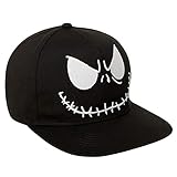 Disney Men’s Nightmare Before Christmas Hat – Jack Skellington Baseball Cap, Dad Hat, Size One Size, Jack Skellington