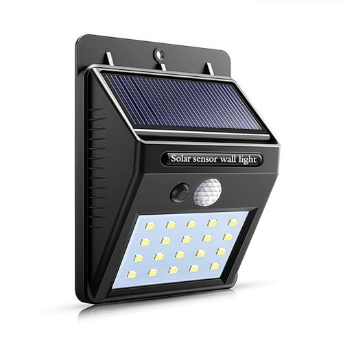 2 Pack Solar Wall Lights Outdoor Garden,Solar Vintage Wall Lanterns with IP65 Waterproof, for Wall Patio Fence Yard Front-Black