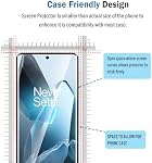 2+2 Pack 3D Screen Protector for OnePlus 13 with Camera Lens Protector，3D Full Coverage 9H Tempered Glass Film,HD Clear Scratch Resistant,Bubble-Free for One Plus 13 Screen Protector