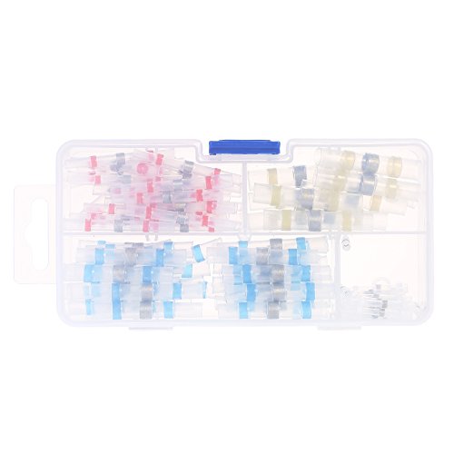 KKmoon 100 PCS Conectores de Fio com Vedação de Solda Termorretrátil Conector Terminais Elétricos À