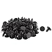 uxcell 100pcs 9mm x 8mm Plastic Rivet Fastener Fender Car Bumper Push Clip