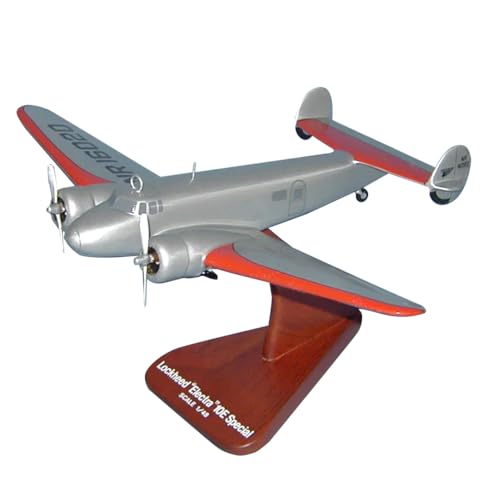 Lockheed L-10 Electra Amelia Earhart Desktop Display Airplane Model Scale 1/48