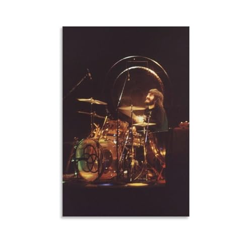 JJDAKUN John Drummer Bonham Drumming Rock Live Posters for Home Room Decoration Gifts 16x24inch(40x60cm) JJDAKUN John Drummer Bonham Drumming Rock Live Posters for Home Room Decoration Gifts 16x24inch(40x60cm)