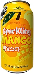 Refrigerante Importado Coreia - Sunkist Sparkling Mango - Sabor Manga