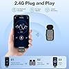 zealsound Wireless Lavalier Microphone for iPhone Android PCs (w/USB-C/Lightning Aadapter+2 Mini Lav Mics), with Noise Cancelling/33hr Battery Life/100m, Cip on Lapel Microphone for Vlog YouTuber, M6 #1