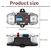 12-24 Volt DC 150A Circuit Breaker Manual Reset, 0-8 Gauge Trolling Motor Auto Car Stereo Audio Inline Fuse Block Holders Inverter for Automotive Rv Marine Boat(150Amp)