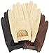 Monte Carlo Men's Deerskin Driving Gloves by Pratt and Hart Size L Tan