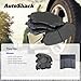 AutoShack Front Ceramic Brake Pad Set | Replacement for 2012-2019 Nissan Versa 2014-2019 Nissan Versa Note | 4-PC