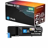 Vizoid Phaser 6130 106R01281 106R01279 106R01278 106R01280 Toner Cartridge High-Yield 2600 Pages Compatible for Xerox Phaser 6130 6130N Printer, Superior Print Clarity (Cyan)