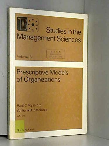 Elsevier Prescriptive Models of Organizations