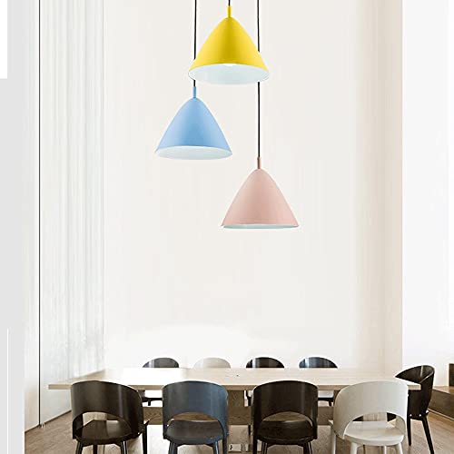 Accesorio de iluminación E27 de 3 luces para comedor sin sombras 7