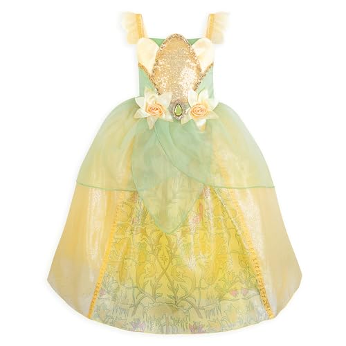 Disney Tiana Costume for Kids – The Princess and The Frog - 4 Multicolored