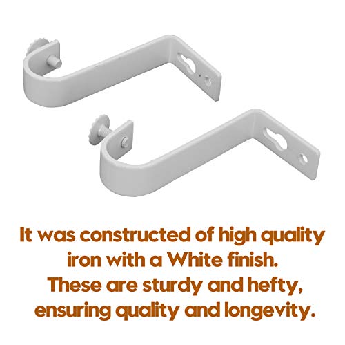 AddGrace 4 PEZZI Supporto da Soffitto per Bastone