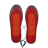 FILFEEL USB Electric Heated Insoles, Warm Shoe Inserts For Shoes Boot Keep, Rechargeable Washable To Cut,uniform Heat Generation, Super Thin(40-44)