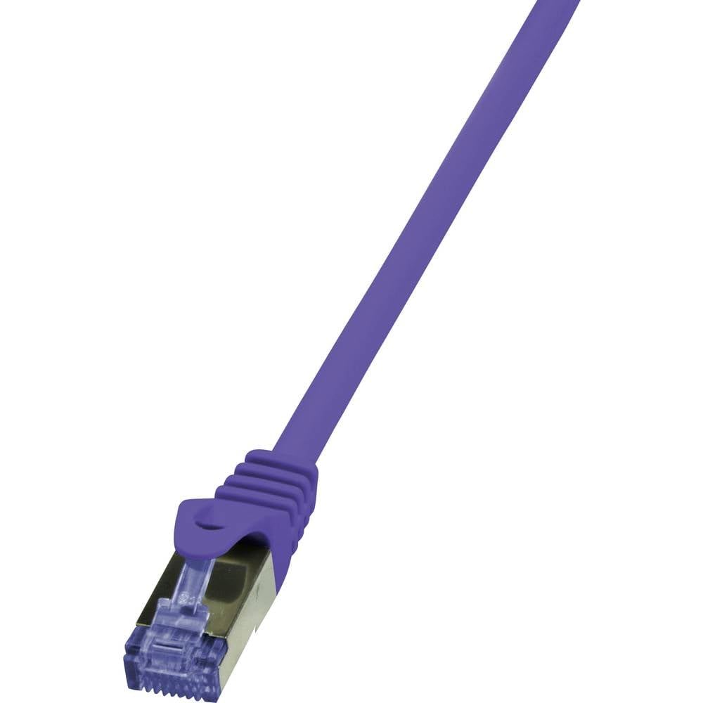LogiLink CQ302VS CAT6 A S/FTP PrimeLine AWG27 PIMF Ethernet Patch Cable LSZH 0.50 m grey