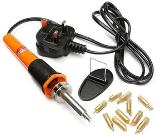 Image of Generic Professional 30W 220V Wood Burning Pen Soldering Set Pyrography Tool Kit