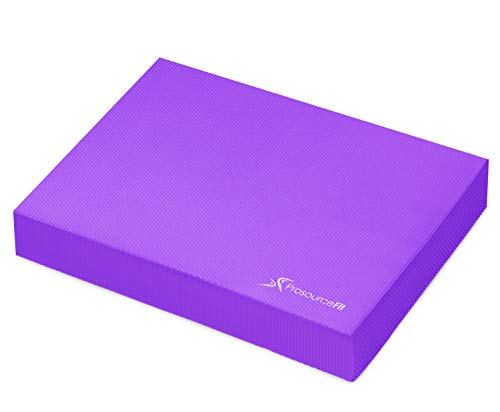 ProsourceFit Exercise Balance Pad 15 x 12 - Purple (ps-1038-bp-r-purple)